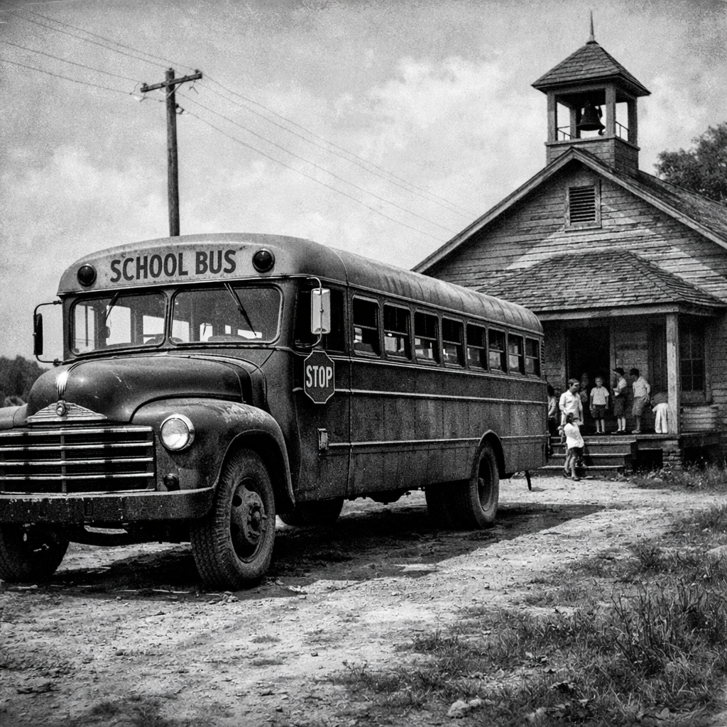 Historical school bus